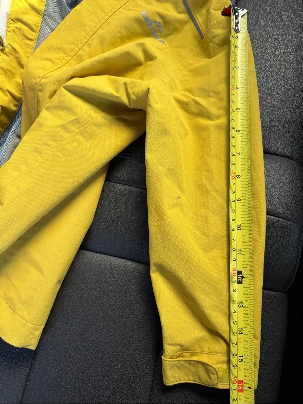 Kathmandu Kids Yellow Hooded Rain Jacket